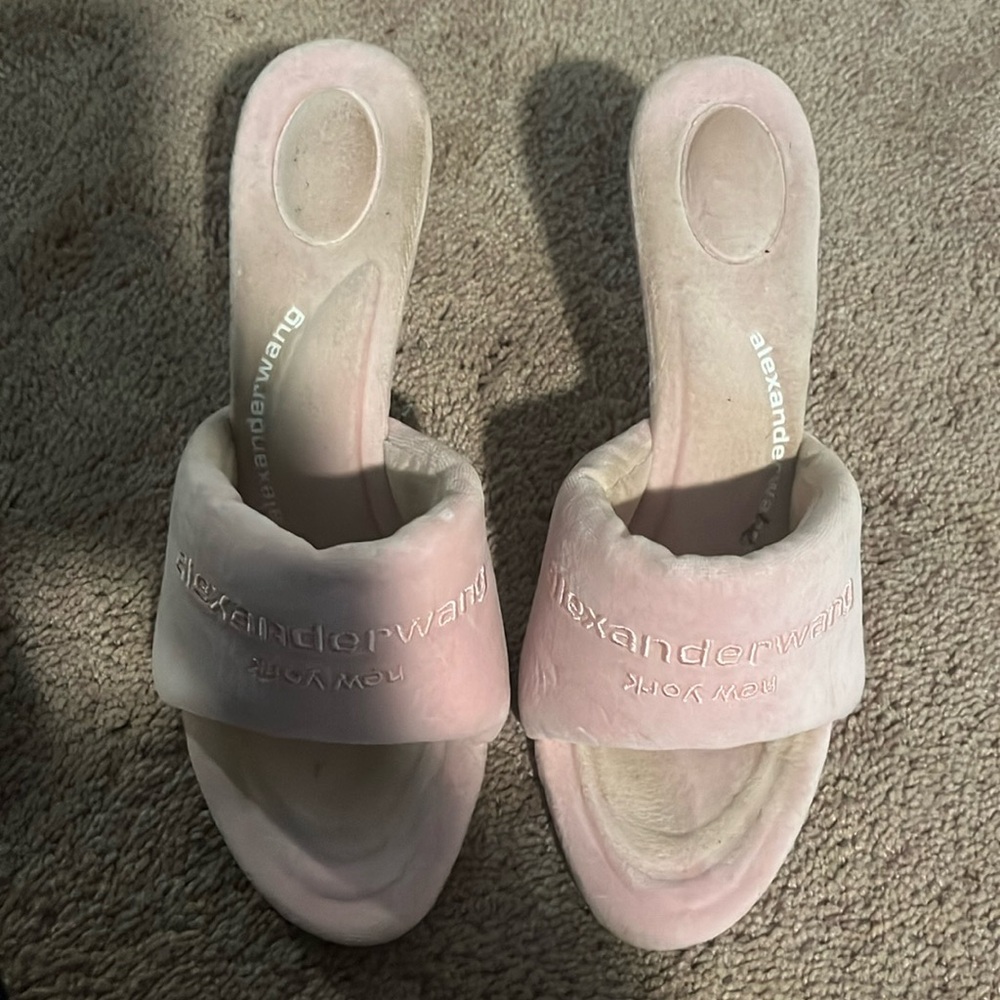 Pink Alexander wang heels